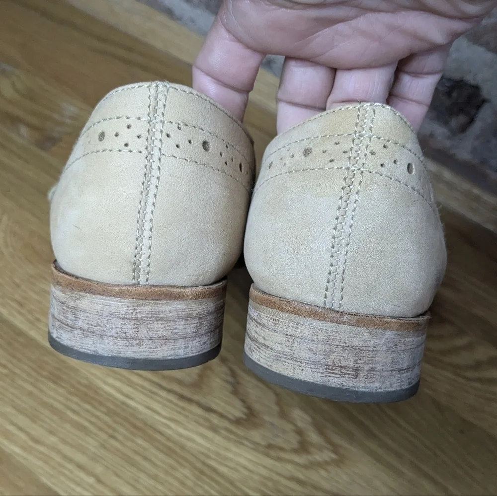 Cat Caterpillar Size 9 Tan‎ Leather Reegan Wingtip Oxford Shoes